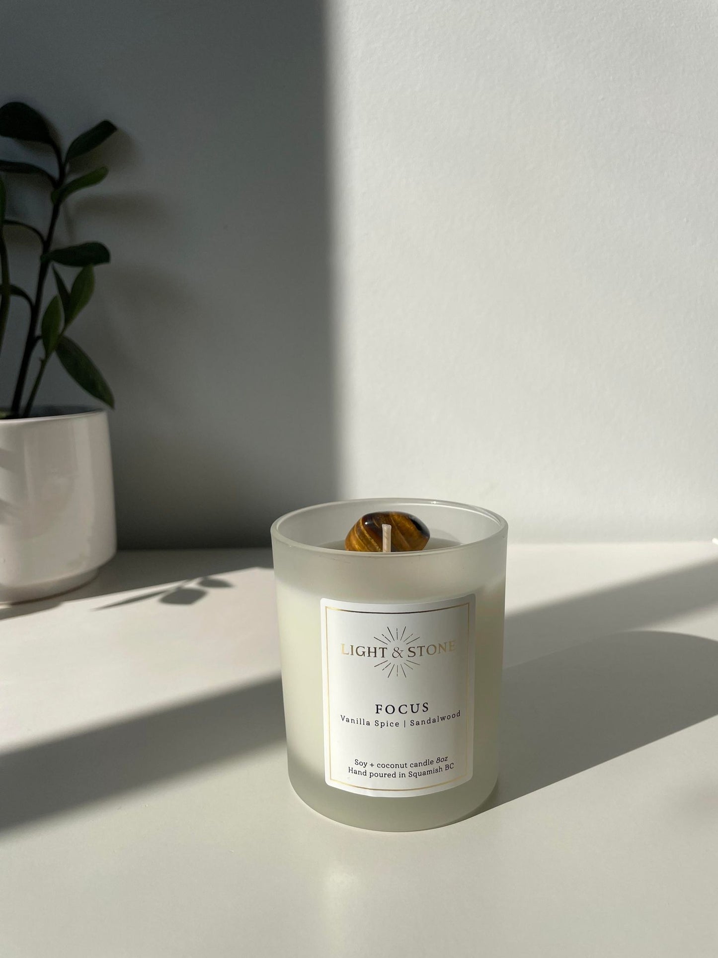 FOCUS - Vanilla Spice and Sandalwood + Tiger Eye