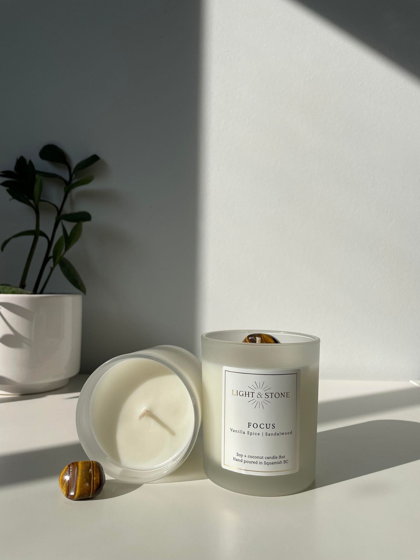 FOCUS - Vanilla Spice and Sandalwood + Tiger Eye