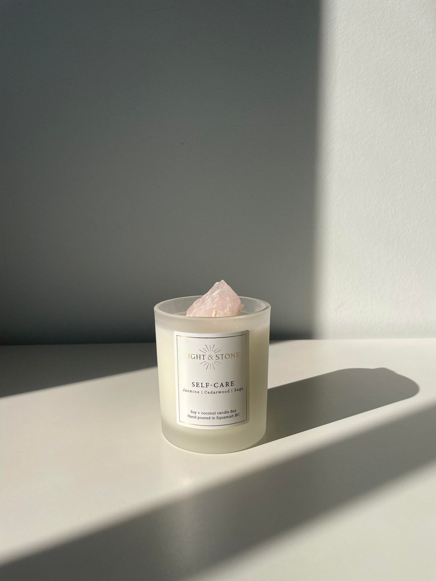 SELF-CARE - Jasmine, Cedarwood and Sage + Rose Quartz