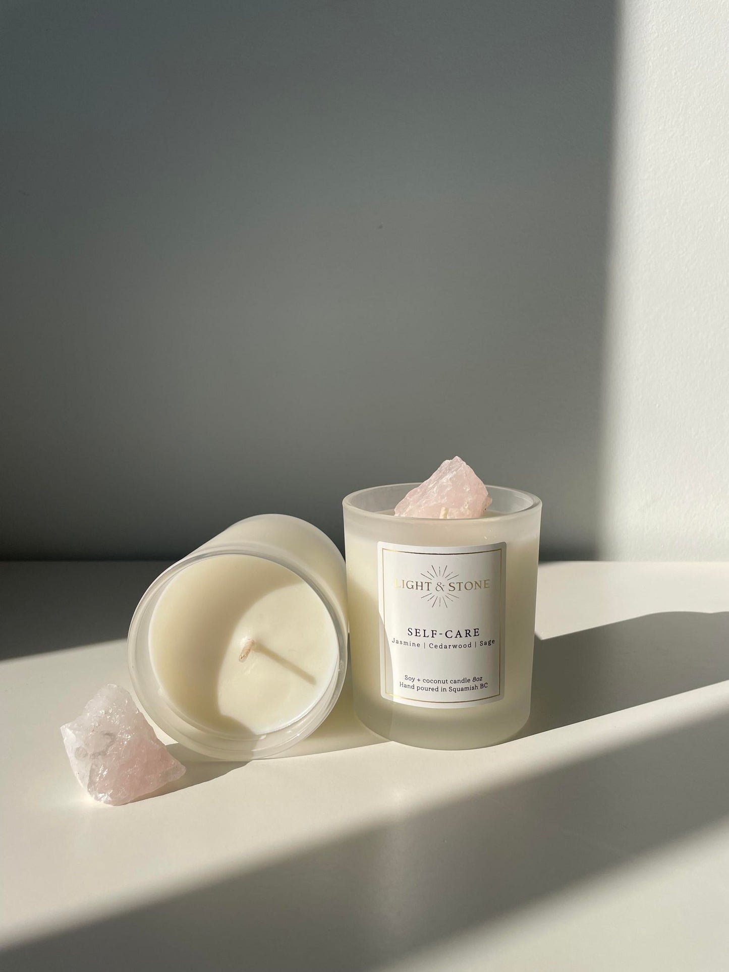 SELF-CARE - Jasmine, Cedarwood and Sage + Rose Quartz