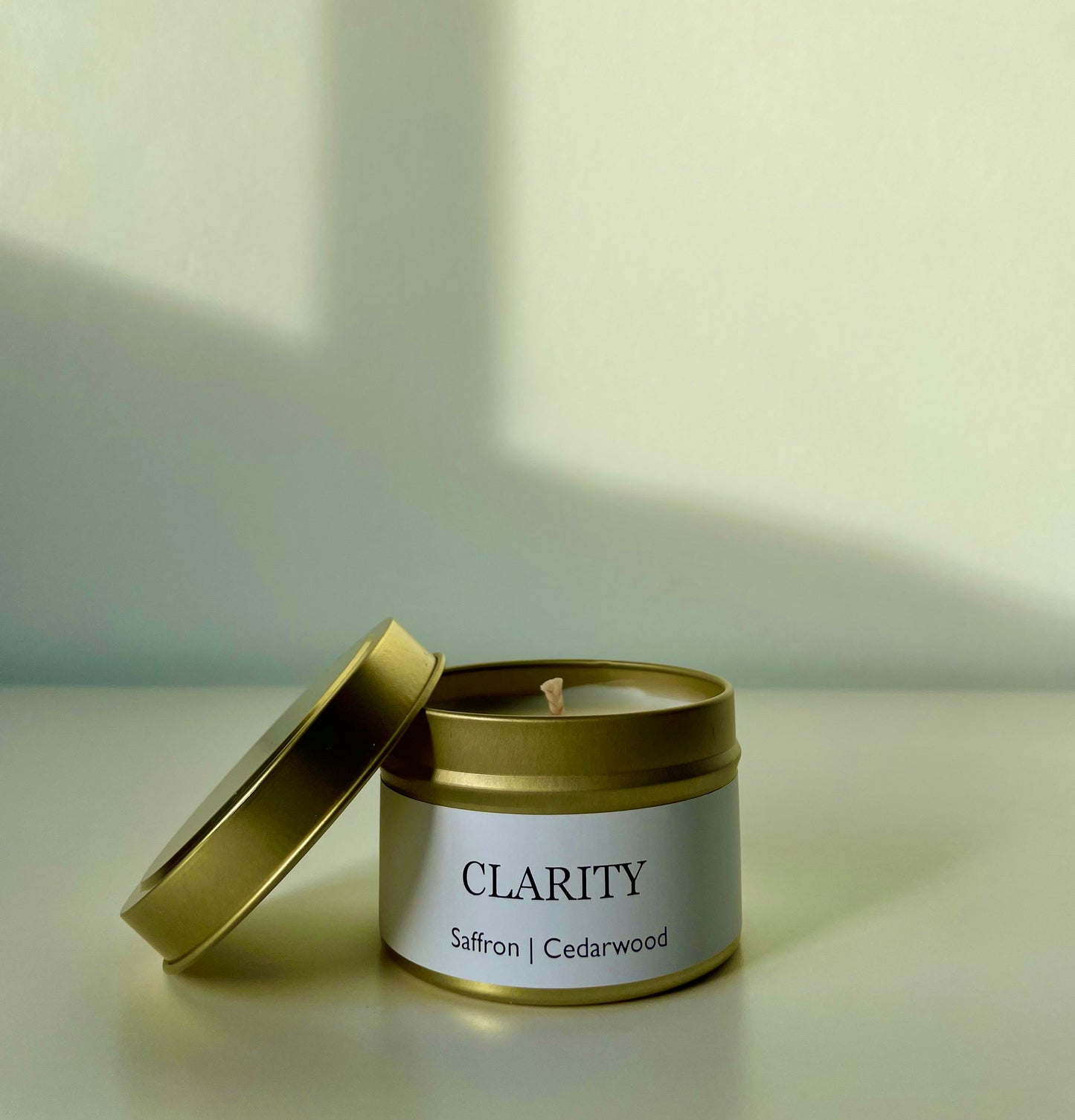 soy wax tin candle small travel scented natural